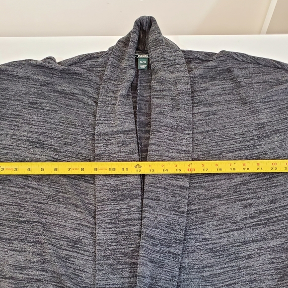 ROOTS - Jersey / Stretchy Gray Cardigan - 1X  - Picture 5 of 10
